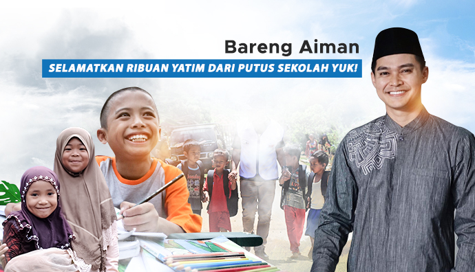 Patungan Biaya Pendidikan Ribuan Yatim Dhuafa