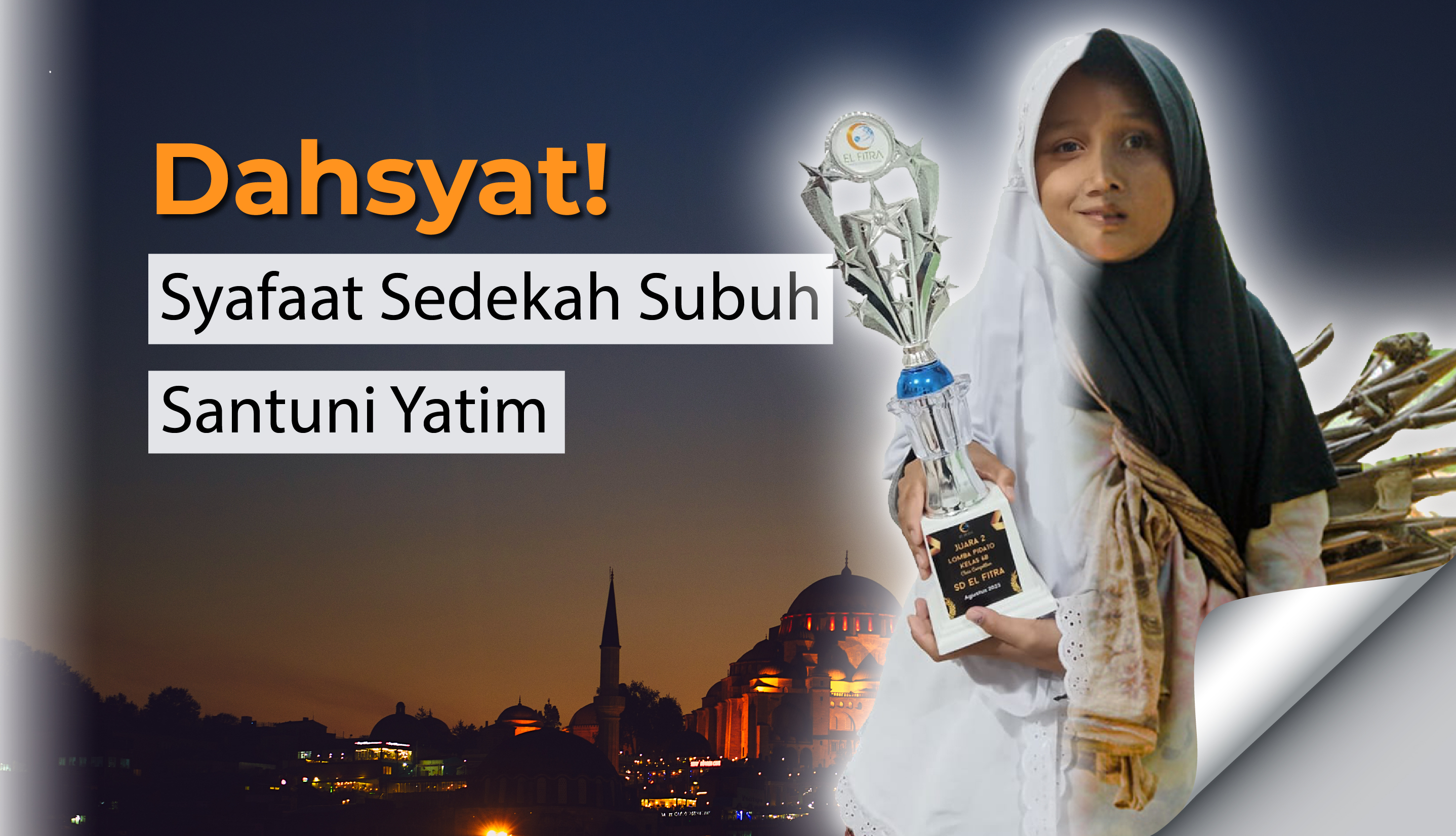 Dahsyat! Syafaat Sedekah Subuh Santuni Yatim