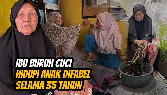 79 Tahun, Merawat Anak Seumur Hidupnya