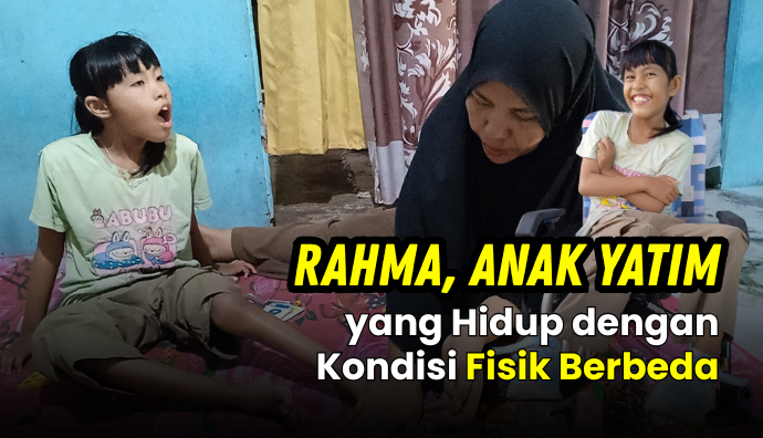 Bantu Rahma Yatim 9 Tahun  Berjuang Melawan Kelumpuhan