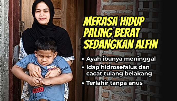 Idap 2 Penyakit! Bantu Yatim Piatu Ini Bisa Sembuh