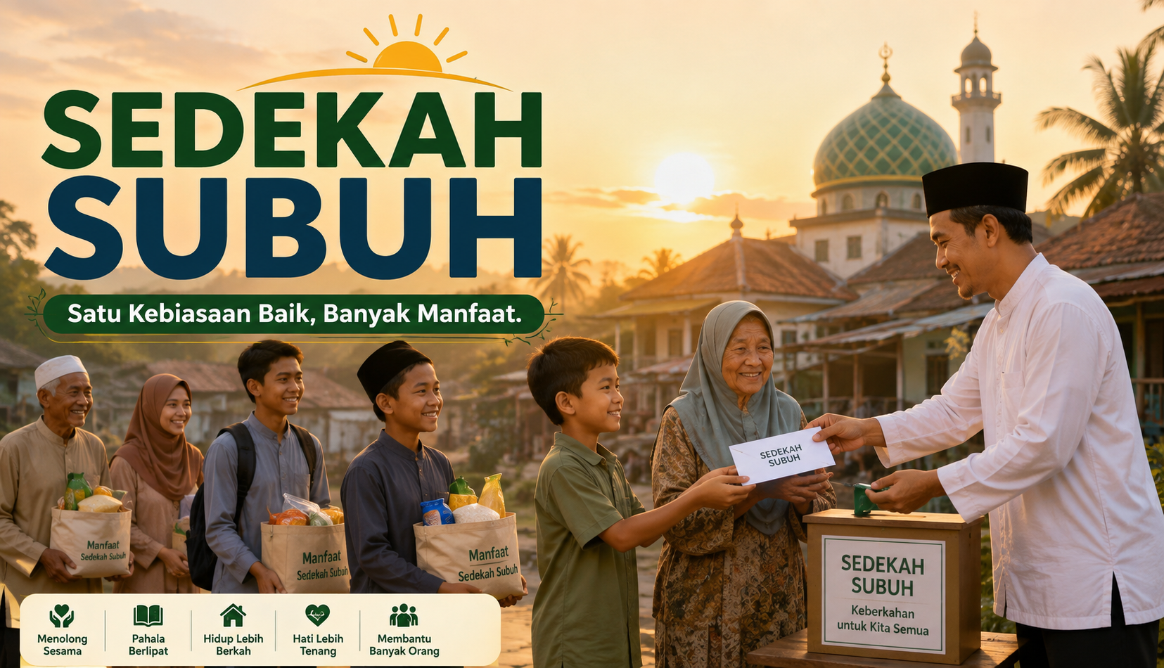 Sedekah Subuh, Awali Hari dengan Kebaikan
