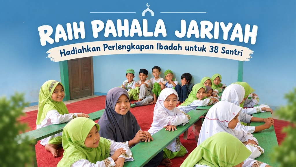 Satu Paket Hadiah, Temani Santri Belajar dan Beribadah